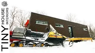 Luxury Shipping Container Home In Quebec, Canada | Tiny House Interiors