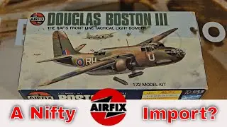 (From the Big Box of eBay Models) Vintage UNBOXING, 1/72 Airfix/Gunze Douglas Boston III Kit X-302