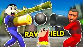 I Hired a New Commando in RAVENFIELD with SHINCHAN and CHOP vs AMAAN-T x GTA 5