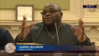 ATU Local 689 Member Garing Muldrow Testifies on Privatization at DC Streetcar