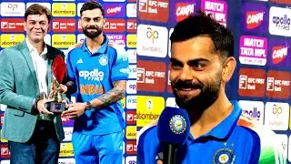 Virat Kohli Dedicates POTM Award to His Mother | 1st ODI vs NZ Match | Virat Kohli batting Vs NZ .