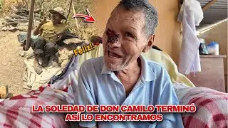 Volvimos con Don Camilo, el hombre que vivía solo en un rincón de las montañas  ¡Hoy esta Feliz!