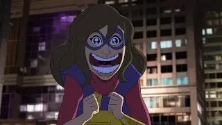 Ms Marvel Kamala Khan meeting Captain Marvel Carol Danvers first time