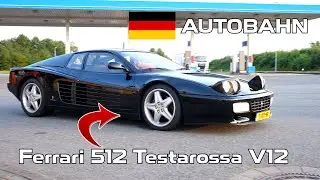 Ferrari 512 Testarossa 1992 Test Duitsland (310 KM/H)