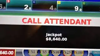 Fortune Cup horse racing $8,640 jackpot hand pay huge slot wins