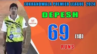 DEPESH 69 RUNS 18 BALL #forcelive #cricket #tennisballcricket