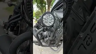 NIGHT RIDING UPGRADE!Install TheseMotorcycle LED Auxiliary Lights #MotorcycleMods #LEDlights