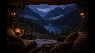 Best Evening Rain Sounds in a Camping Tent 🌧️ | Calm Camping Vibes for  Deep Sleep