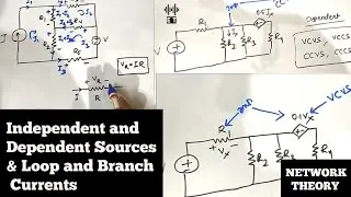 Independent and Dependent Sources | Loop and Branch Currents | Basic Concepts | Network Theory