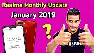 Realme Monthly Software Update January 2019 - for All Realme Devices