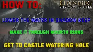 How to Lower the Water in Shadow Keep & Get to Castle Watering Hole