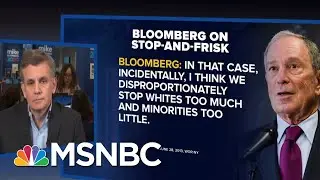 Bloomberg 2020 Manager Confronted Over Racial Profiling Record On Live TV | MSNBC