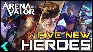 FIVE NEW HEROES!! Release Dates Confirmed (NA) | AOV News