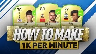 1000 COINS PER MINUTE! - FIFA 17 TRADING METHOD!