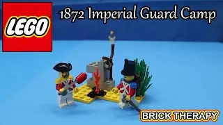 Vintage LEGO Pirates set 1872 Imperial Guard Camp Build and Review