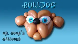 Bull Dog Balloon Animal Tutorial - Lion Variation (Balloon Twisting and Modeling #21.1)