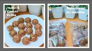 How To Make Frozen Kofta Recipe & Store Them For Months||Make & Freeze Kofta Recipe _ DMK