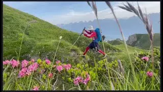 Hiking and Sleeping in the Swiss Alps - No Tent, No Talking - ASMR