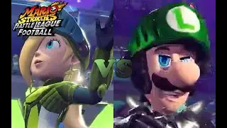 Mario Strikers: Battle League - Strikers Ace Tourney - Rosalina Cheerleaders vs Luigi Thunderbolts