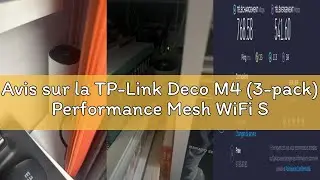 Avis sur la TP-Link Deco M4 (3-pack) Performance Mesh WiFi Systems, Parental Control, Gigabit Ethern