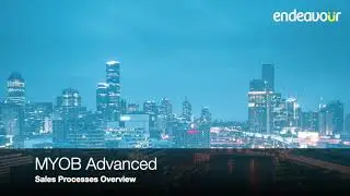 MYOB Advanced Demo - Sales Overview