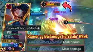 MATHILDA KU DIKATAIN SAMA SATU TIM YG GAK KEBAGIAN KILL🤣 BUILD MATHILDA MAGE DAMAGE! MOBILE LEGENDS