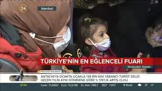 24 Tv Moderat&ouml;r Programı 'Atrax Fuarı' 04022022 #Fuar #PR