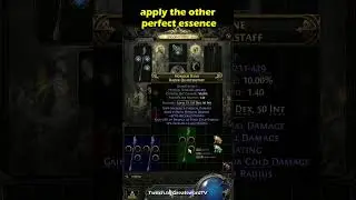 INSANE quarterstaff craft guide! #MonkGang #pathofexile2guide #poe2 #shorts #youtubeshorts