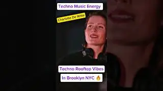 Techno Music Energy Brooklyn Magic With Charlotte De Witte | NYC Techno 2025 #CharlotteDeWitte #dj