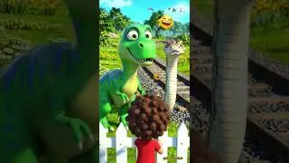 t-rex Chase dynasor #dinosaur #jurassicworld #cartoon #python #animation #dinosaurus #trending