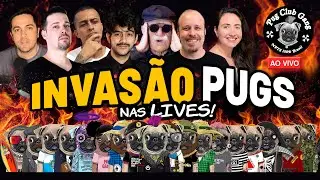 🔥 IMPERD&Iacute;VEL! COMUNIDADE PUG CLUB GANG INVADE LIVES NO YOUTUBE! #pugclubgang #nftbrasil