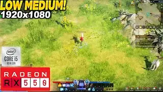 Lost Ark RX 550 - 1080p Low, Medium,