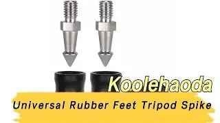 Koolehaoda Universal Rubber Feet Tripod Spike Non-Slip Tripod   Rubber Feet Spike*3