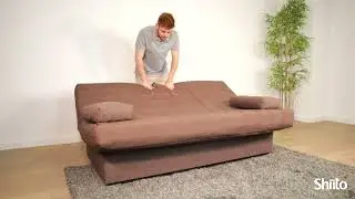 Sof&aacute; Cama Clic-Clac TERRA con Arc&oacute;n Chocolate