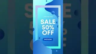 Instagram Ad: Modern Promo Sale Mobile Video Ad
