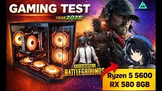 Kombinasi Lawas, Performa Ganas! Tes Gaming PC Rakitan Ryzen 5 5600 + RX 580 Midasforce di 2025