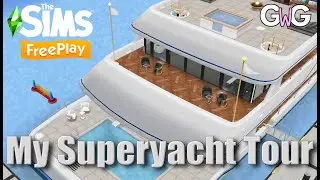 'My Redesign of the 'Bella' SuperYacht' Tour [The Sims Freeplay]