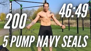 Double PR For The Dutch Destroyer | 200 5 Pump Navy Seals | 1000 Pushups | 46:49