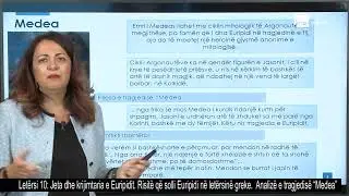 Jeta dhe krijimtaria e Euripidit| Let&euml;rsi 10