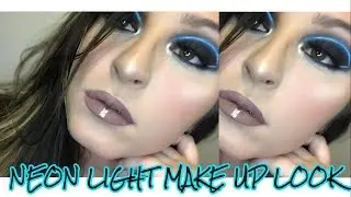 NEON LIGHT EYE LOOK | HEATHER HANSON
