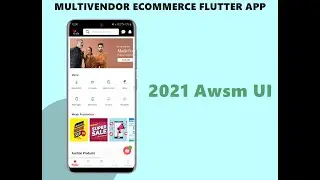 Complete flutter ecommerce App UI+Backend 2021