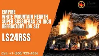 Empire White Mountain Hearth Super Sassafras 24-inch Refractory Log Set LS24RSS