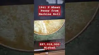 1941 P Wheat Penny Found in Bank Roll #coin #shopping #cool #fun #wow