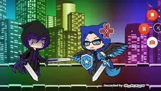 Gacha Life бой Фантом против обычного человека
