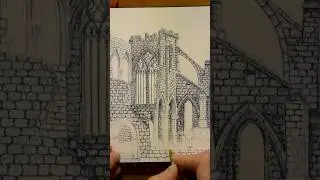 SKETCHBOOK DRAWING | Ancient Ruin #shorts