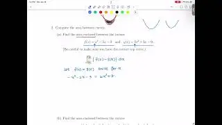 Calc2. Areas between curves.