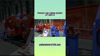 Small cable twisting machine CLY-630/1+6.Planetary type laying-up machine