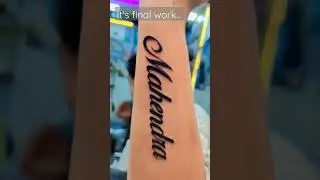 name tattoo #shorts #trending #viralvideo #reels #tattoo
