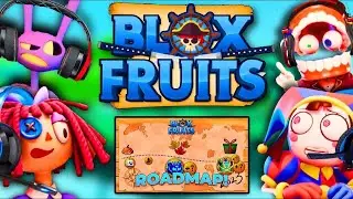 The Amazing Digital Circus Characters Play Blox Fruits Roblox