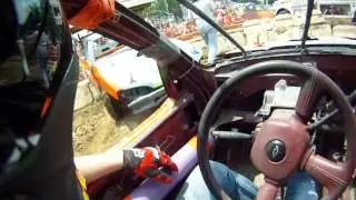 Edgewood Demo derby 2013 Heat 1 Midsize In Car Camera GOPRO